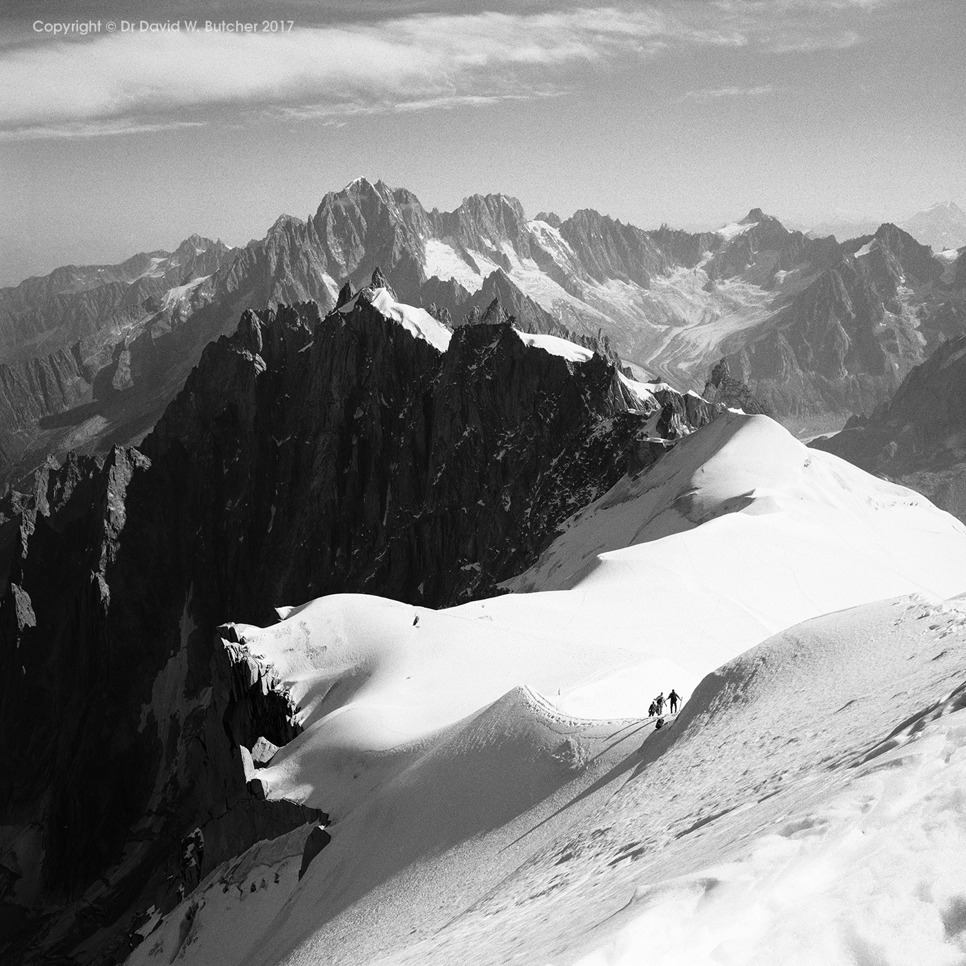 Chamonix, Descent to the Vallee Blanche, France - Dave Butcher