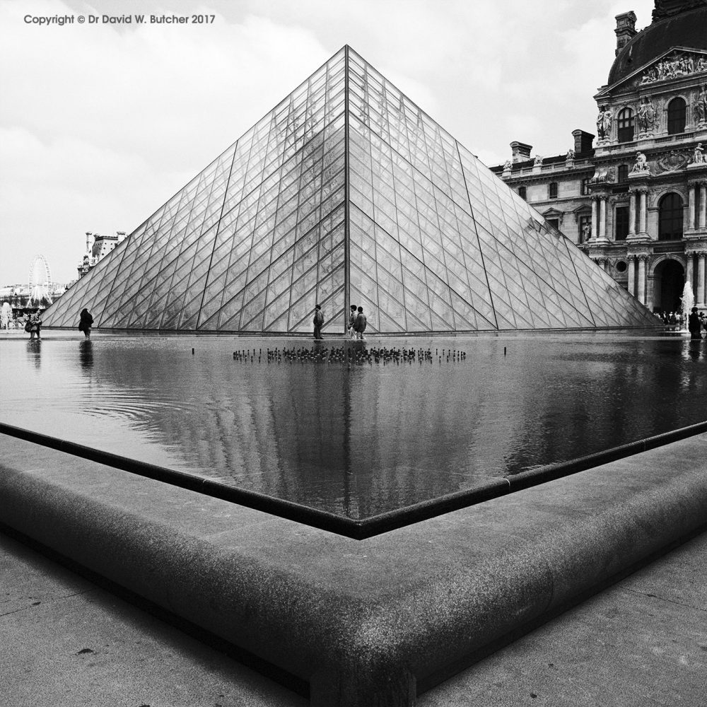 Paris Louvre Pyramid, France Dave Butcher