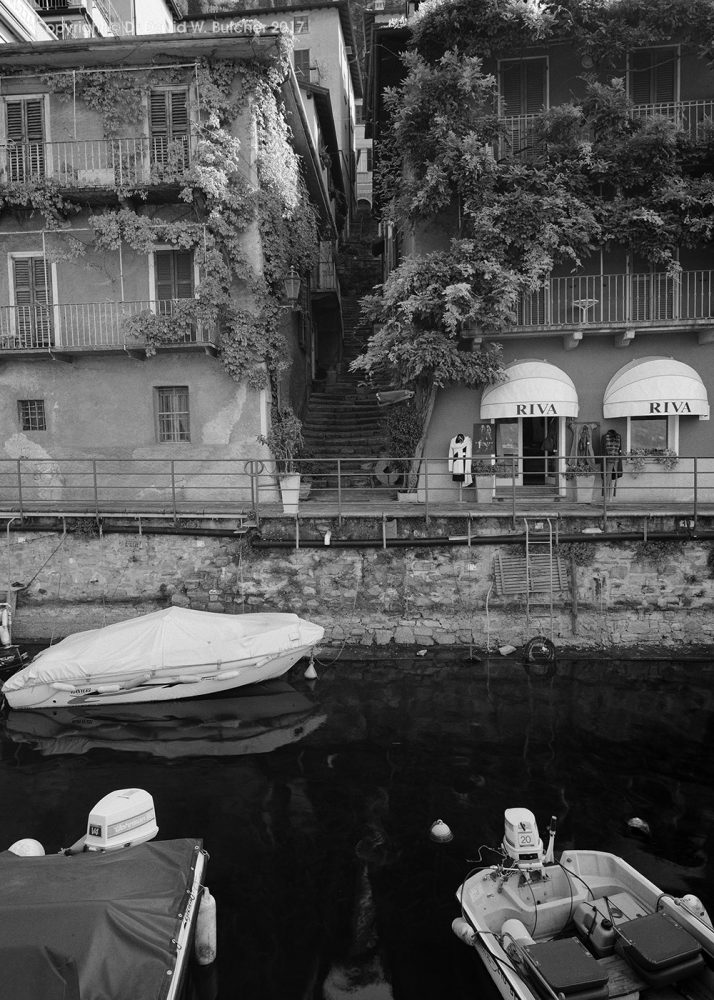Varenna Harbour and Houses, Lake Como, Italy Dave Butcher