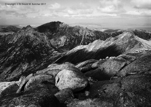 Goat Fell View Northwest, Arran, Scotland