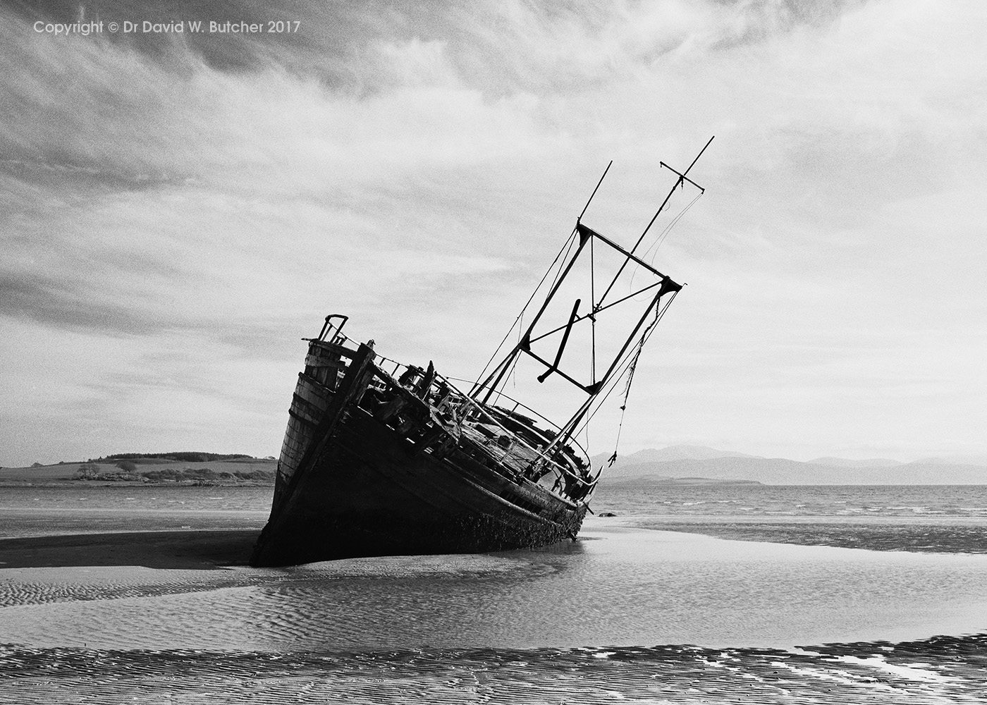 Ettrick Bay Wreck, Bute, Scotland