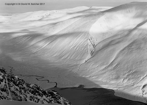 Braeriach from Sgorr Gaoith in Winter, Cairngorms, Aviemore, Scotland