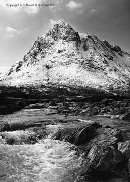 Buachaille Etive Mor in Winter, Glen Coe, Scotland