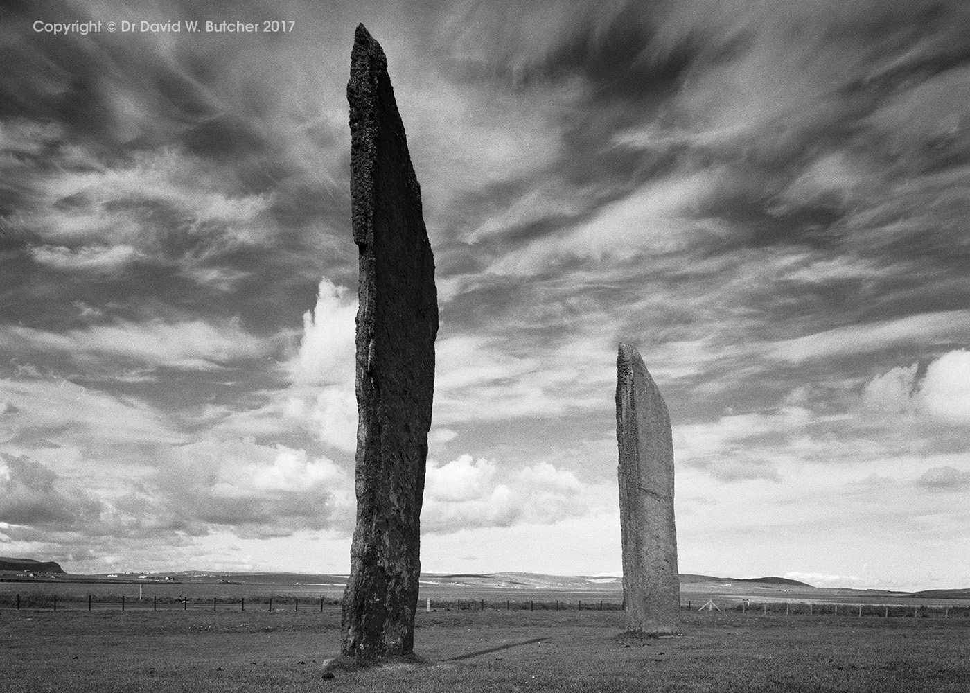 Orkney Stones of Stenness Skyscape, Scotland