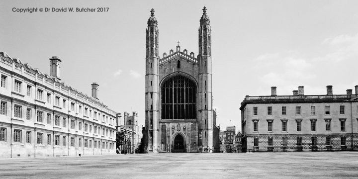 Cambridge Clare College and King's College Chapel, England