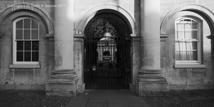 Cambridge Emmanuel College Entrance, England