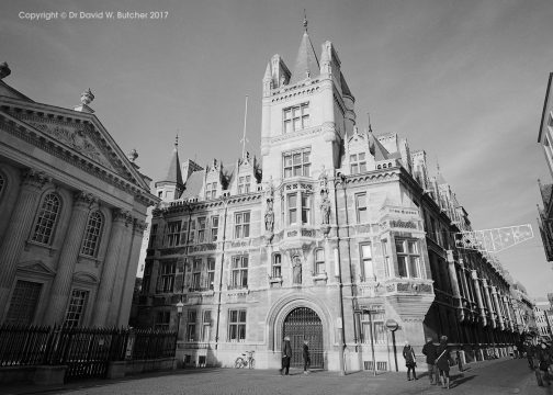 Cambridge Gonville and Caius College and Senate House, England