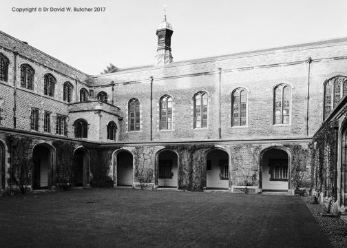 Cambridge Jesus College Cloister Court, England