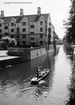 Bodley's Court King's College and River Cam, Cambridge, England