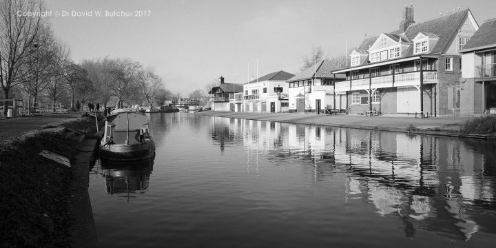 Cambridge River Cam Boathouse Reflections, England