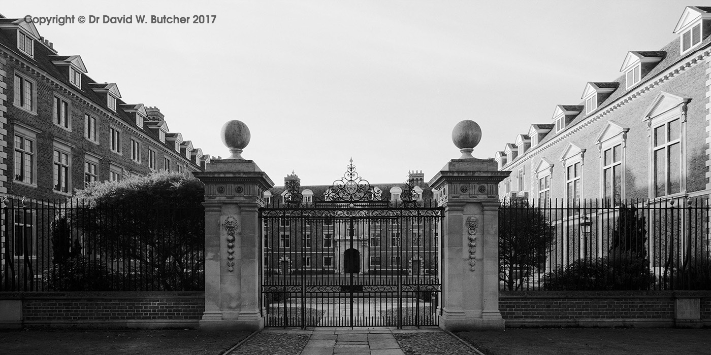 Cambridge St Catharine's College Gates, England