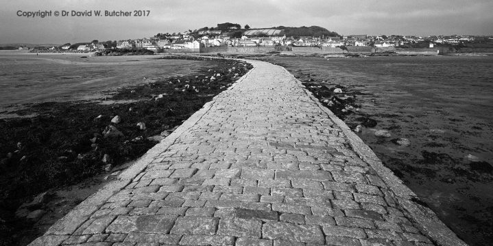 Marazion from St Michaels Mount Causeway, Cornwall, England