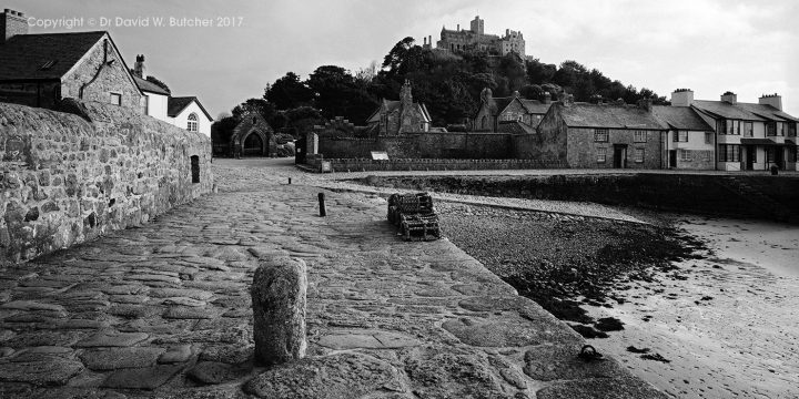 St Michaels Mount from the Harbour, Cornwall, England