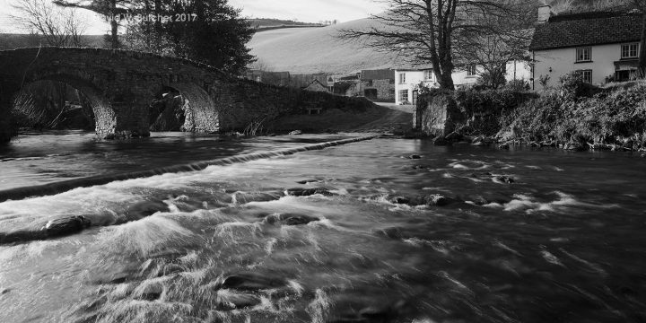 Lorna Doone Farm and River near Lynmouth, Exmoor, England