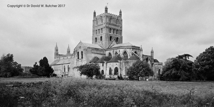 Tewkesbury Abbey and Meadow, Cotswolds, England