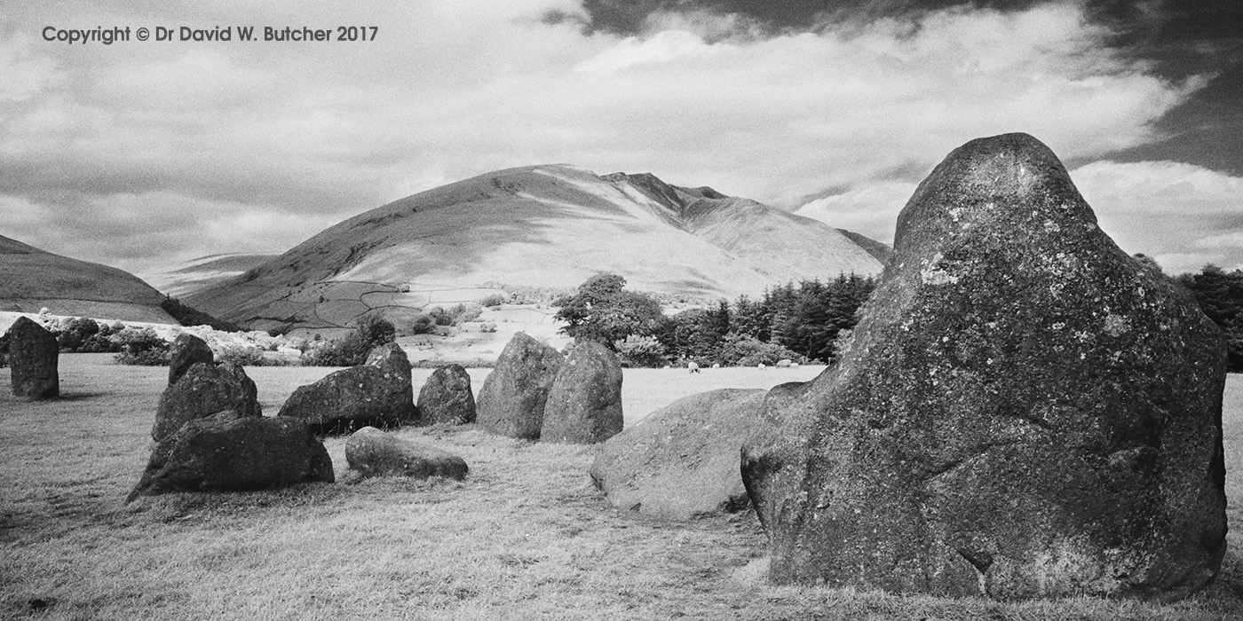 Blencathra from Castlerigg Stone Circle, Keswick, Lake District