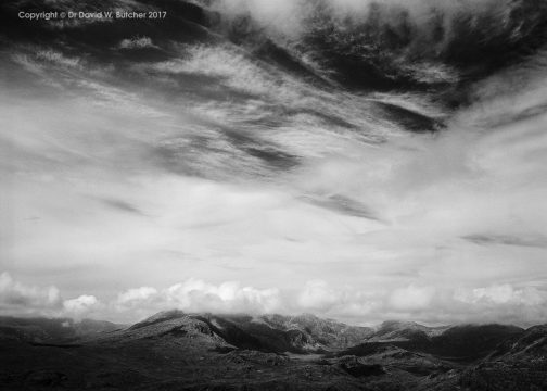 Scafell Range from Harter Fell, Boot, Lake District