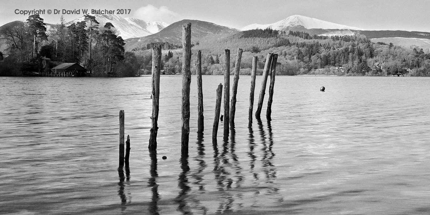 Causey Pike and Grisedale Pike from Derwent Water, Keswick, Lake District