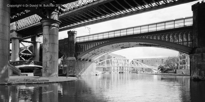 Manchester Castlefield Canal and Bridges, England