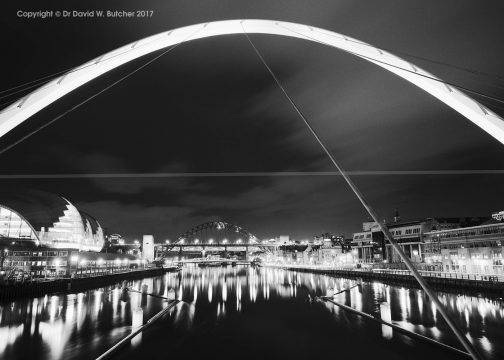 Newcastle Tyne Bridge from Gateshead Millennium Bridge