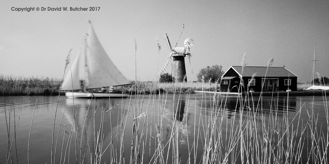 St Benet's Windmill and Yacht, Thurne, Norfolk