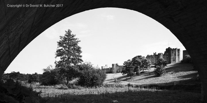 Alnwick Castle and Bridge Arch, Northumberland