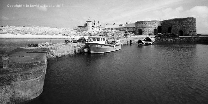 Beadnell Harbour at High Tide, Northumberland