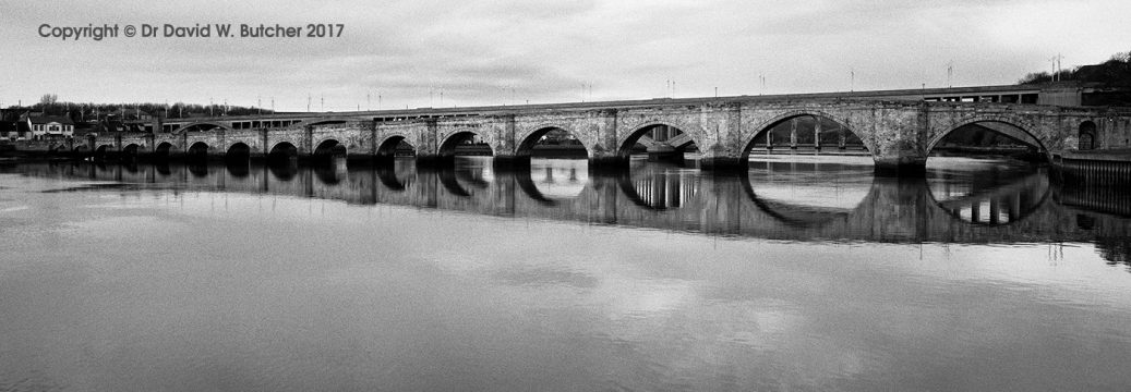 Berwick Old Bridge Reflections, Northumberland