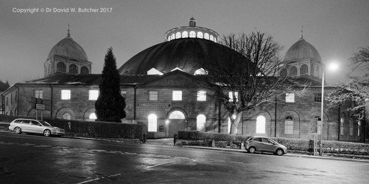 Buxton Devonshire Dome at Night, Peak District