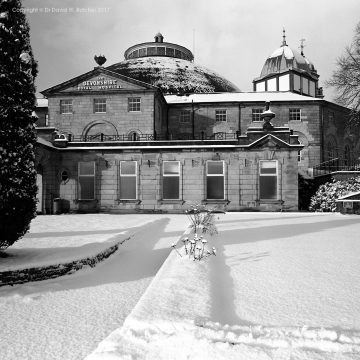 Buxton Devonshire Dome in Winter, Peak District