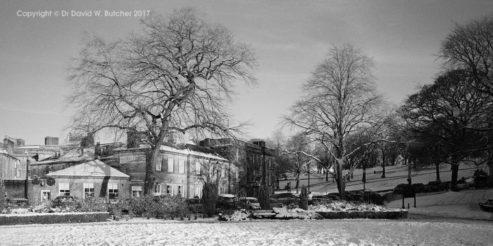 Buxton Old Hall Hotel in Snow, Peak District