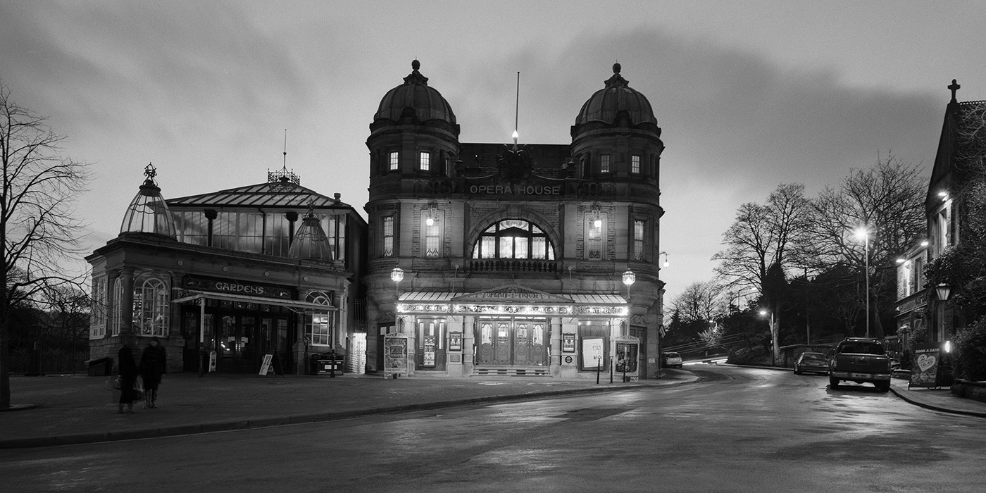Buxton Opera House at Night, Peak District