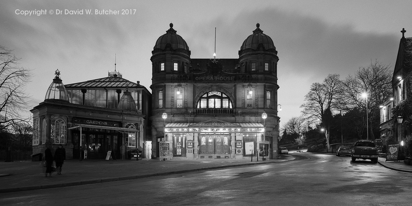 Buxton Opera House at Night, Peak District