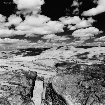 Kinderscout from Cracken Edge, Chinley, Peak District