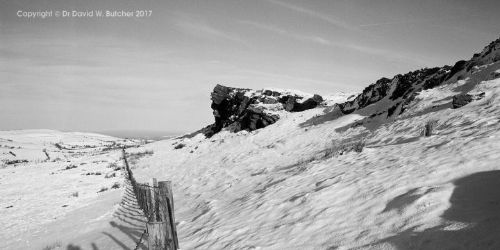 Windgather Rocks panoramic, Kettleshulme, Whaley Bridge, Peak District