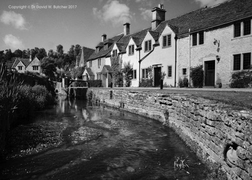 Castle Combe and Bybrook River, Cotswolds, England