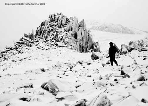 Castell y Gwynt in Winter, Snowdonia, Wales