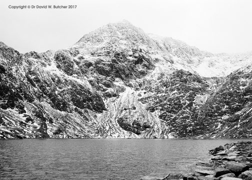 Snowdon and Llyn Llydaw, Snowdonia, Wales