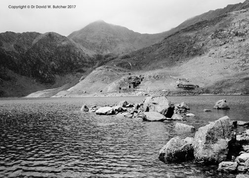 Snowdon from Llyn Llydaw, Snowdonia, Wales