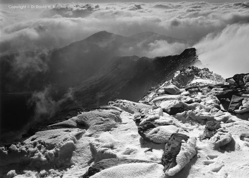 Yr Aran from Snowdon Summit, Snowdonia, Wales