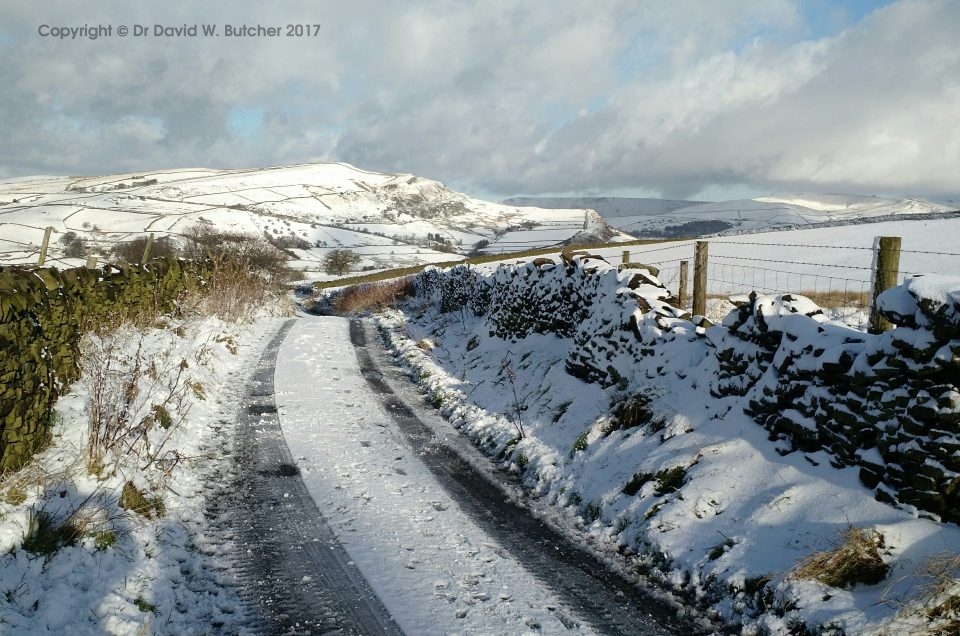 Snowy Peak District December 2017