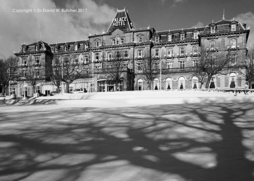 Buxton Palace Hotel in Winter, Peak District