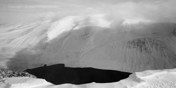 Cairngorms Cloudy Braeriach from Sgor Gaoith, Scotland