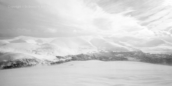 Cairngorms Northern Corries from Meall a Bhuachaille, Aviemore, Scotland