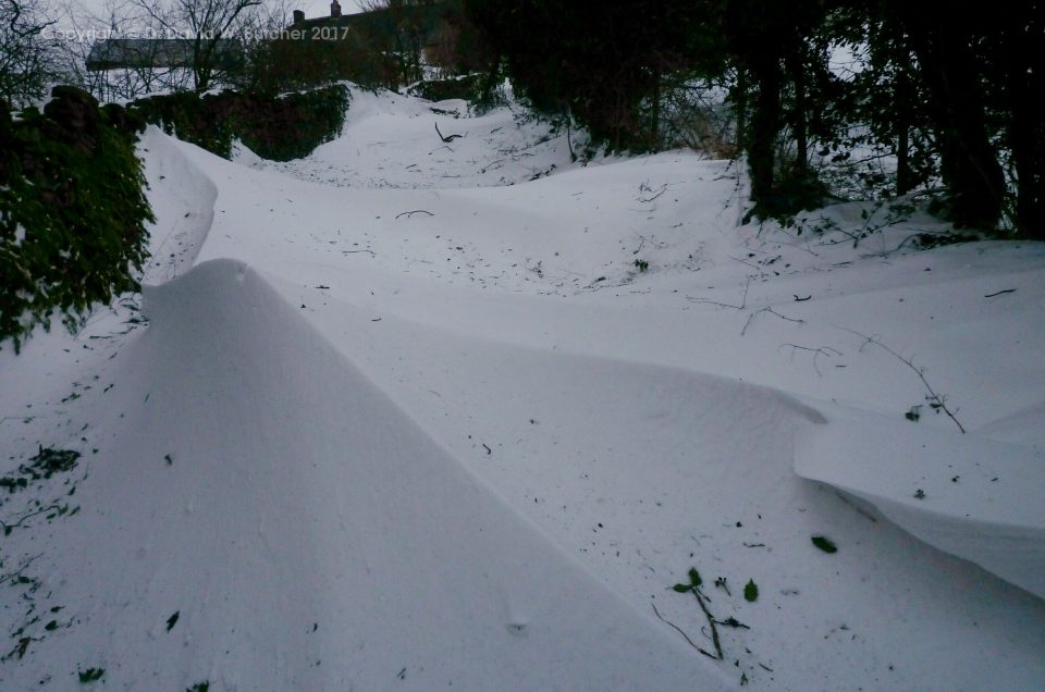 Peak District Snow Drifts 2018