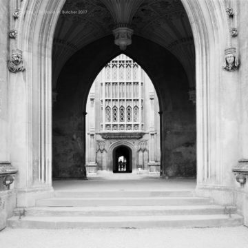 Cambridge St John's College New Court Entrance, England