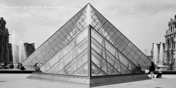Paris Louvre Pyramid, France
