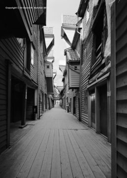 Bergen Bryggen Passage, Norway