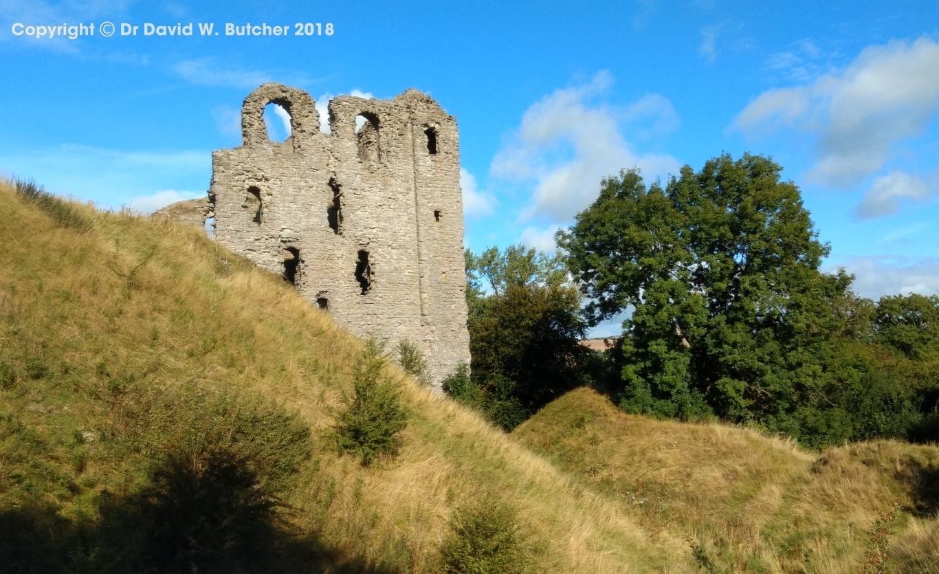 Clun Castle Great Tower Ruins, Shropshire