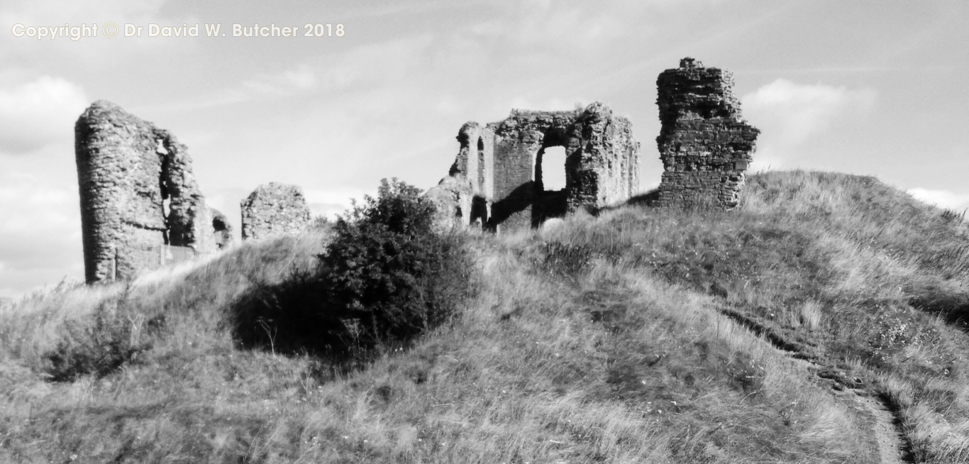 Clun Castle Great Tower Ruins, Shropshire